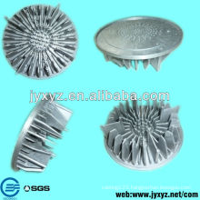 Shenzhen oem casting rounded aluminum heat sink